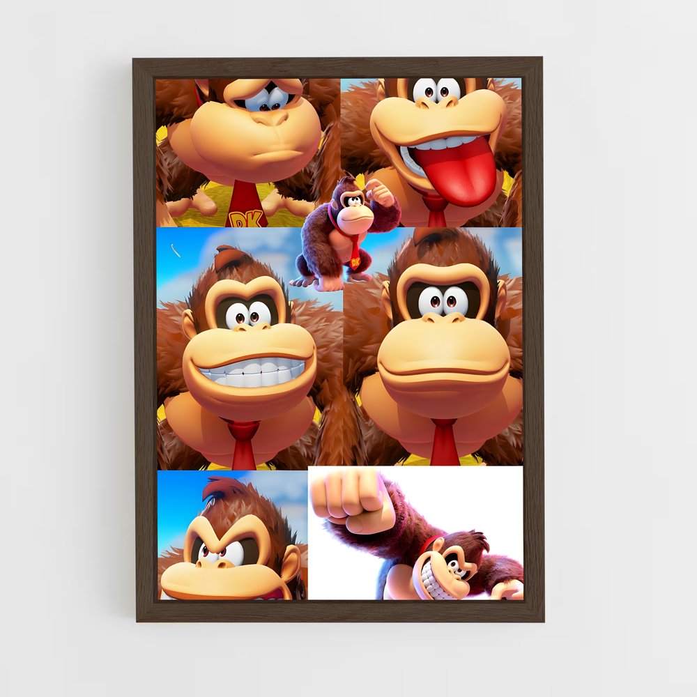 Poster Donkey Kong Éternel – affiche Mario (vue 5)